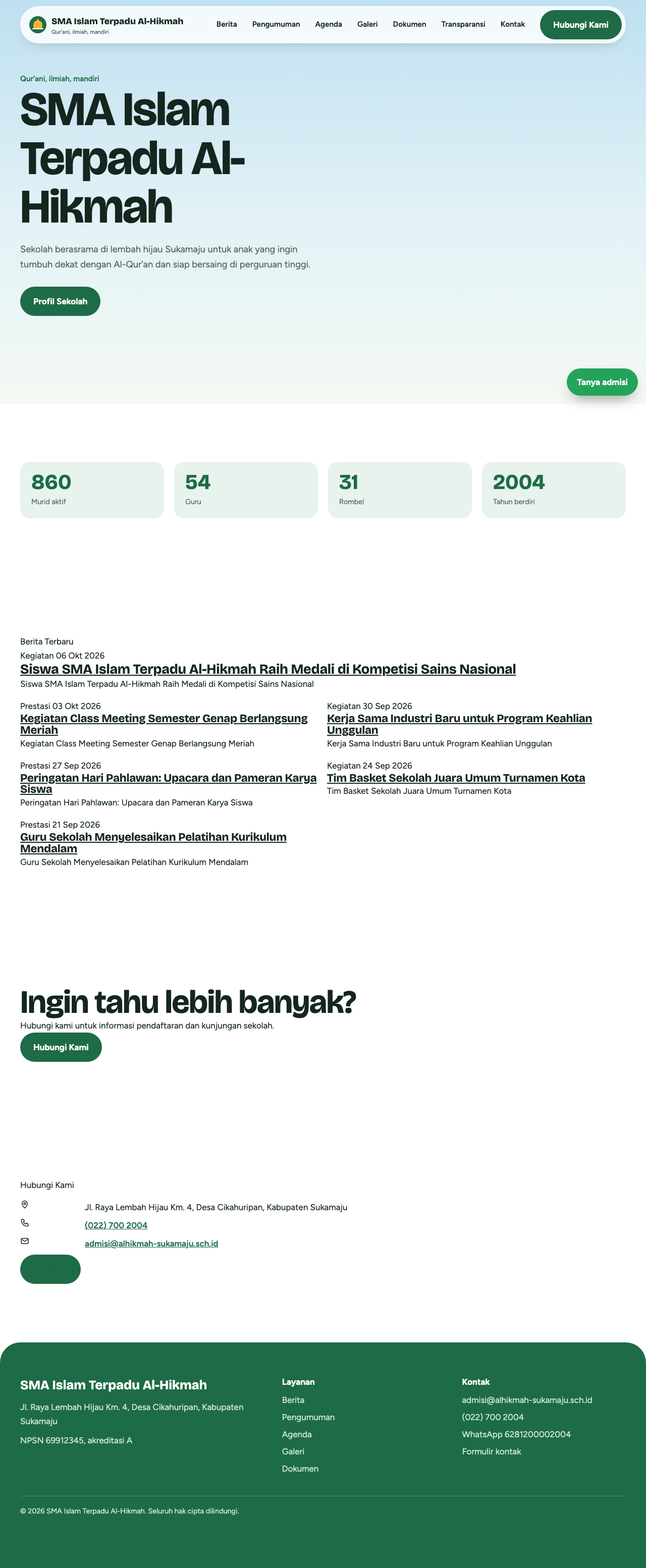 Pratinjau tema Cakrawala